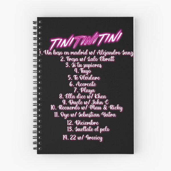 Item preview, TINI TINI TINI album song list designed and sold by FcotiniNO.