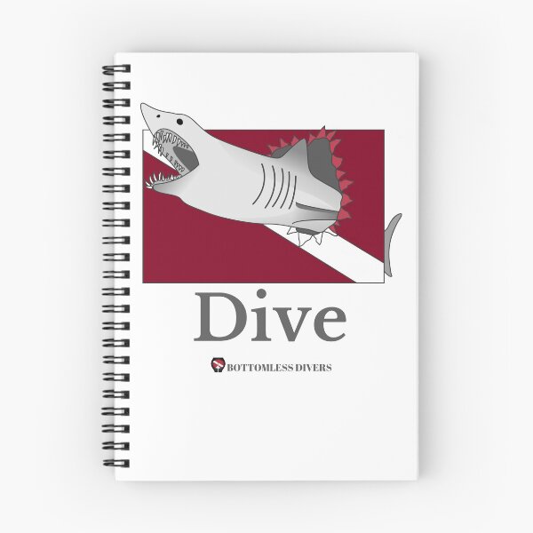 Item preview, Dive Mako Shark with Grey Font designed and sold by BottomlessDiver.