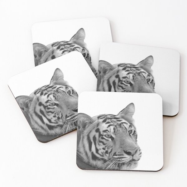 Item preview, Black and White Tiger designed and sold by thelustrous.