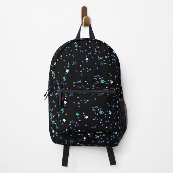 Item preview, Blue and Green Star Pattern - Black Edition designed and sold by InyasArt.