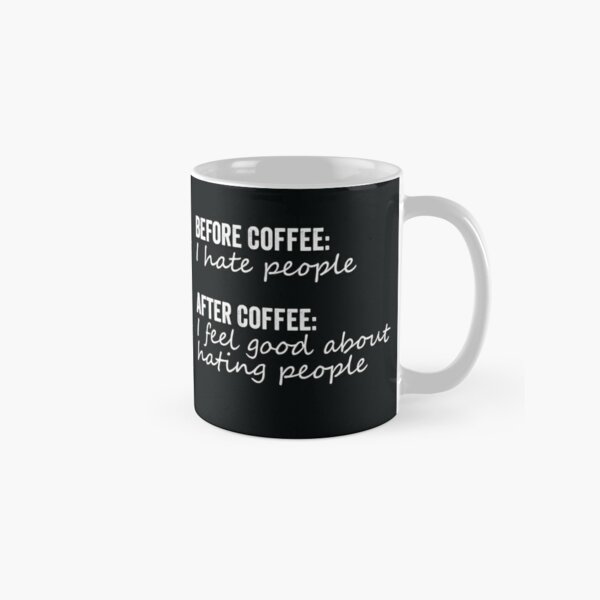 Wine and Coffee Drinker Coffee Mug Love Caffeine Addict Best