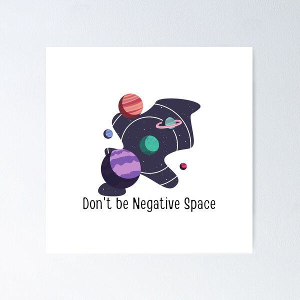 Positive Negative Space Posters for Sale