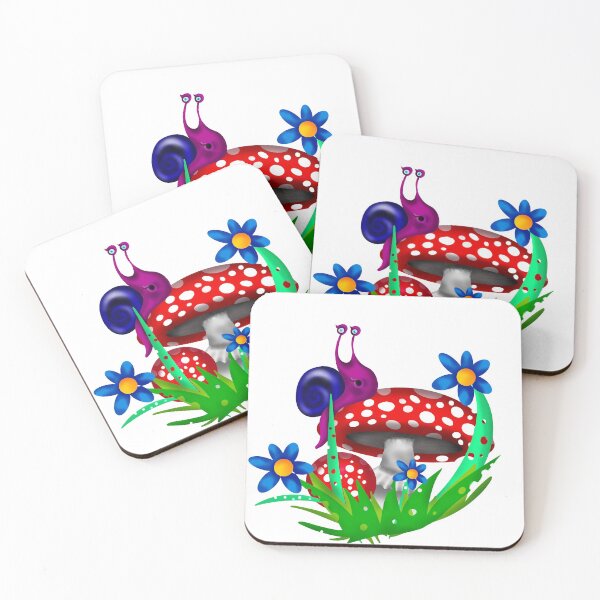 Item preview, Talking snail on a fly agaric designed and sold by Patricia Piotrak.