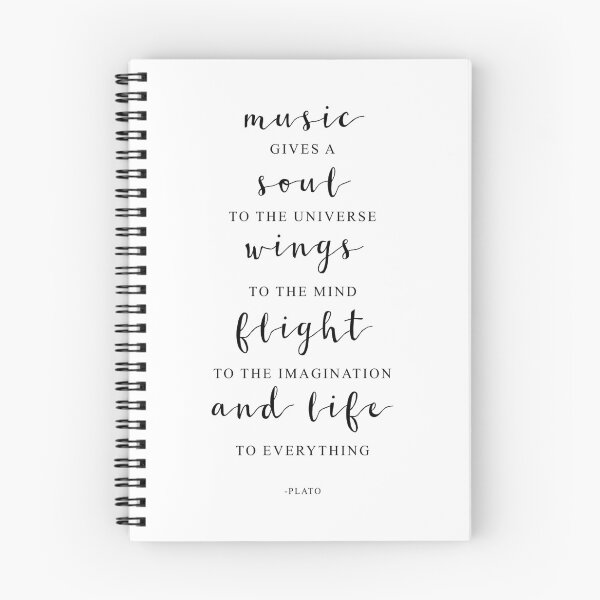 Item preview, Music Gives A Soul To The Universe, Plato Quote, Music Lovers Gift, Music Classroom Decor designed and sold by aenaonartwork.
