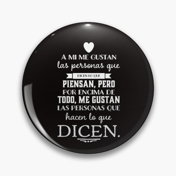 Item preview, A mi me gustan las personas que dicen lo que piensan ... designed and sold by Elena's Shop.