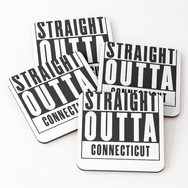 Item preview, Straight Outta Connecticut designed and sold by RandomStuffShop.