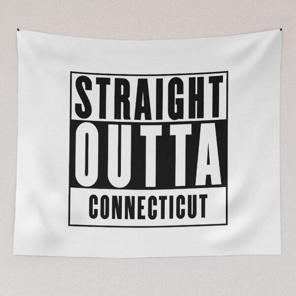 Item preview, Straight Outta Connecticut designed and sold by RandomStuffShop.