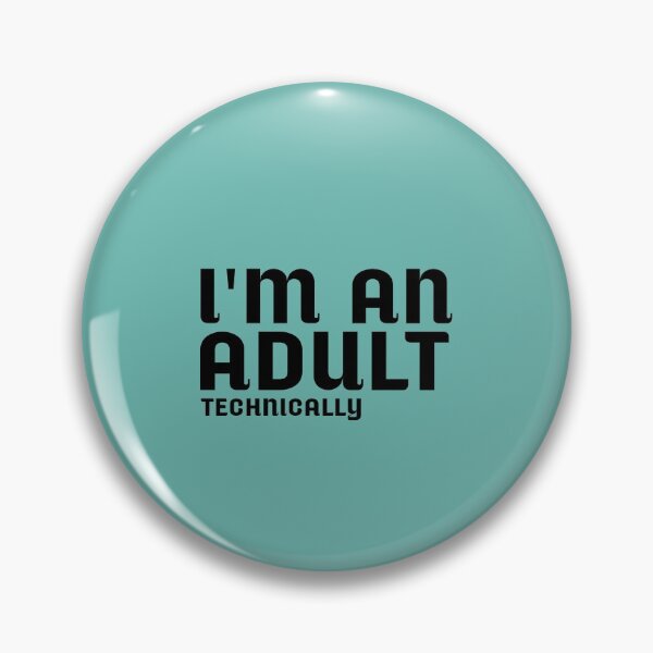 Item preview, Copy of Im an Adult Technically T-Shirt Funny 18th Birthday Gift designed and sold by medbouk1.