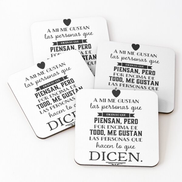 Item preview, A mi me gustan las personas que dicen lo que piensan ... designed and sold by Elena's Shop.