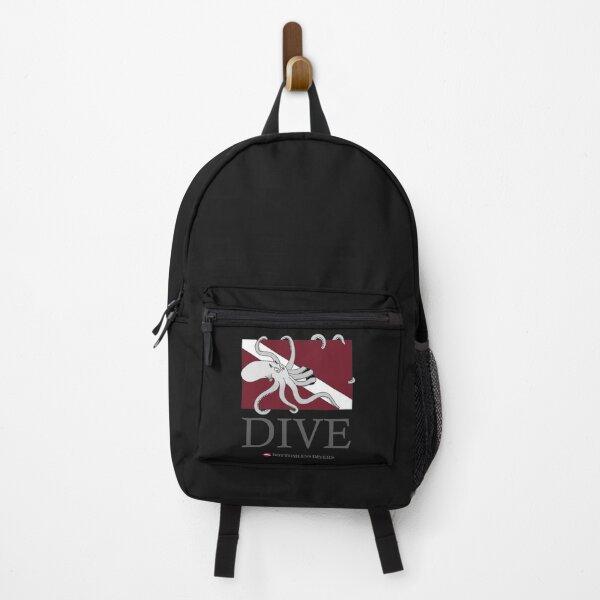 Item preview, Grey Octopus with Dive Flag and Grey Font designed and sold by BottomlessDiver.