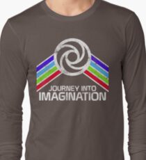 Journey Into Imagination Distressed Logo in Vintage Retro Style Long Sleeve T-Shirt
