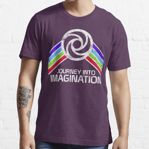 Journey Into Imagination Distressed Logo in Vintage Retro Style Essential T-Shirt