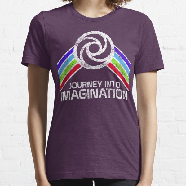 Journey Into Imagination Distressed Logo in Vintage Retro Style Essential T-Shirt
