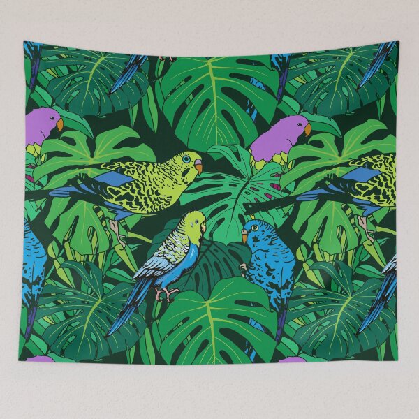 Item preview, Budgie bird pattern designed and sold by virilamissa.