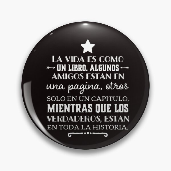 Item preview, La vida es como un libro, algunos amigos estan en una pagina.... designed and sold by Elena's Shop.