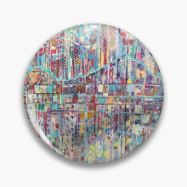 Item preview, Abstract Mountain Landscape designed and sold by Alicia Gauger.