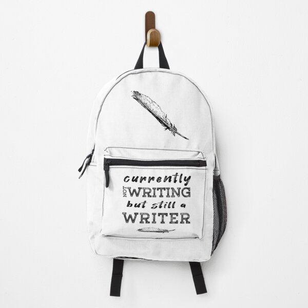Item preview, I am a writer (This includes writer´s block) [Black Version]  designed and sold by MinaMonsterMash.