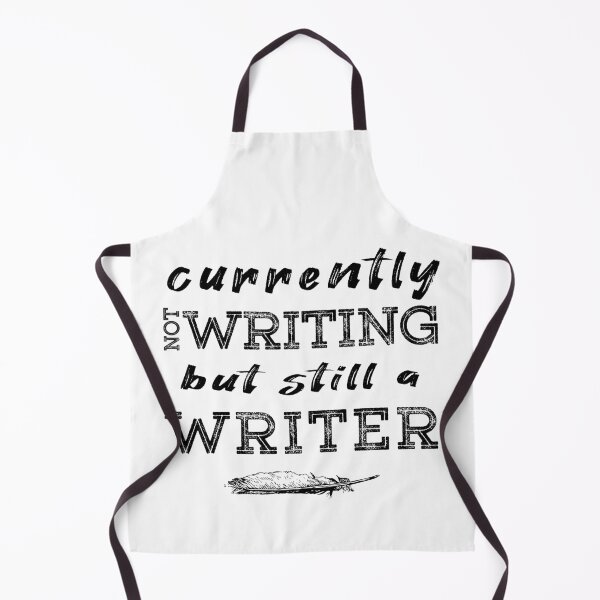Item preview, I am a writer (This includes writer´s block) [Black Version]  designed and sold by MinaMonsterMash.