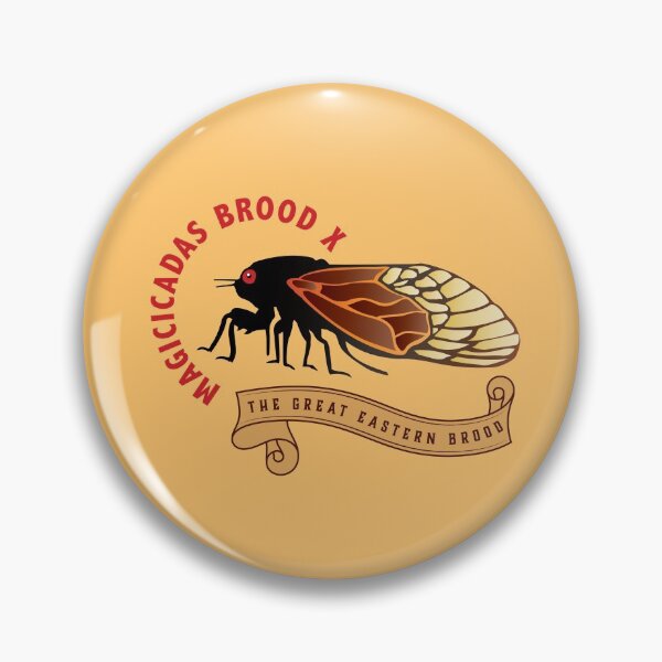 Item preview, Cicadas Brood X Funny Bug Invasion designed and sold by AntiqueImages.