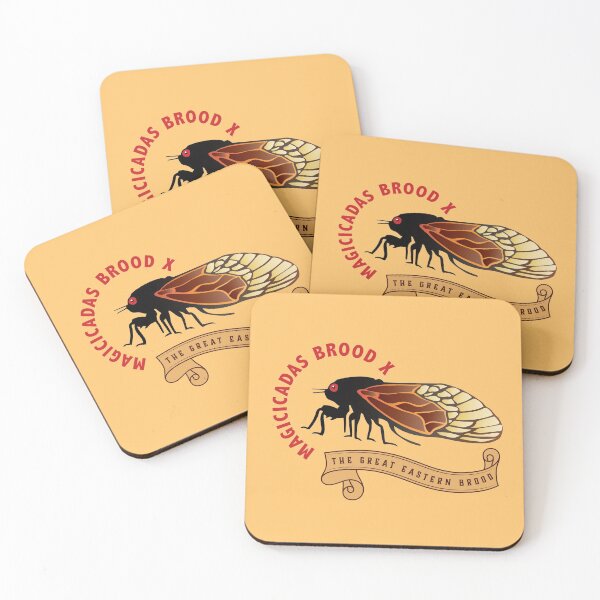 Item preview, Cicadas Brood X Funny Bug Invasion designed and sold by AntiqueImages.