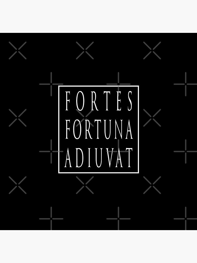 Fortes Fortuna Adiuvat - Fortune Favors The Bold - Powerful Motto