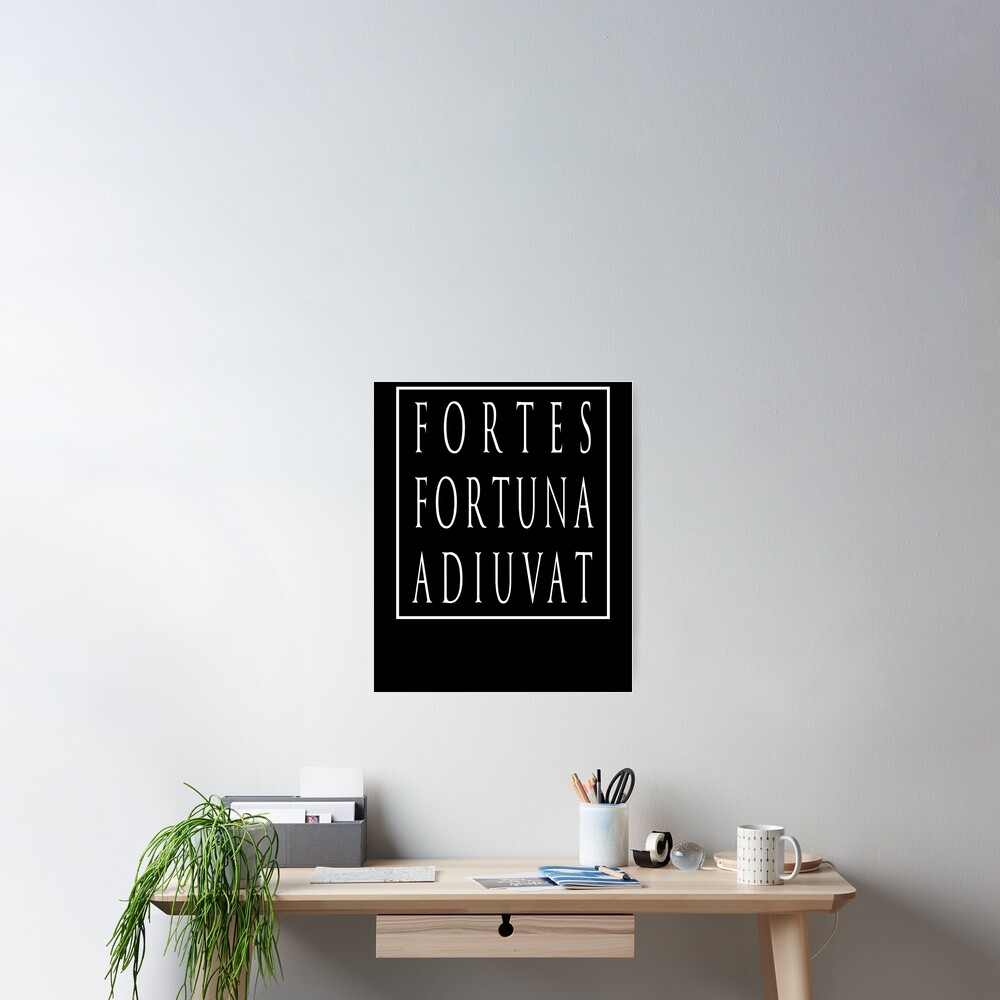 Póster for Sale con la obra «Fortes Fortuna Adiuvat - La fortuna