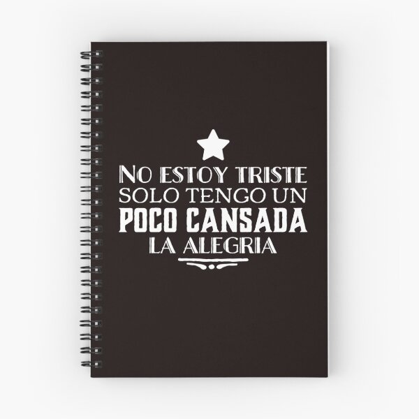 Item preview, No estoy triste solo tengo un poco cansada la alegria ... designed and sold by Elena's Shop.