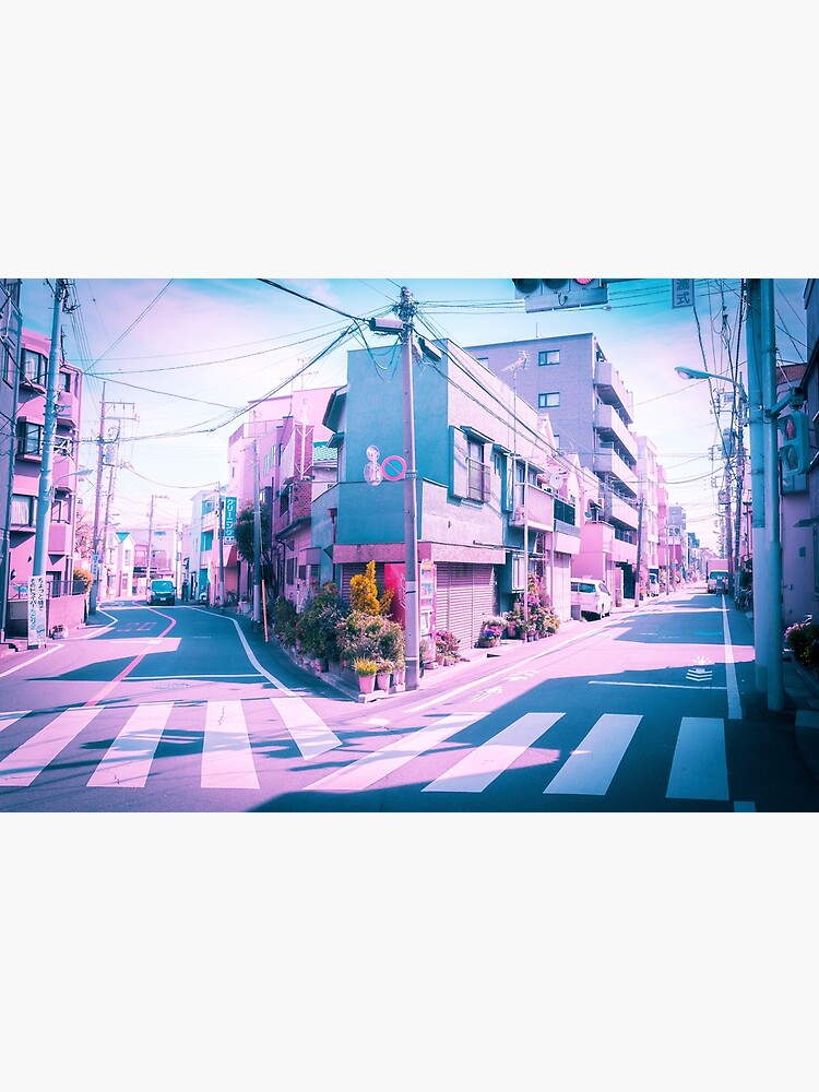 Anime in Real Life Vaporwave Summer Day in Tokyo Residential area by TokyoLuv