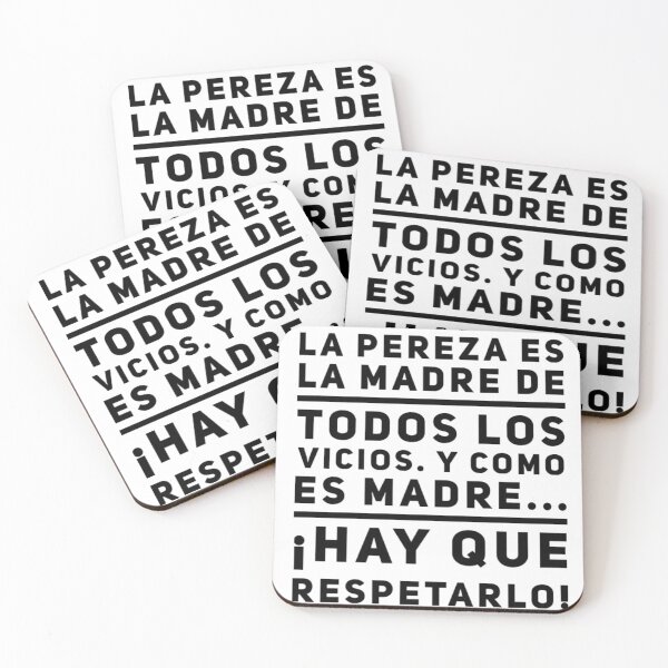 Item preview, La pereza es la madre de todos los vicios. y como es madre ... hay que respetarlo! designed and sold by Elena's Shop.