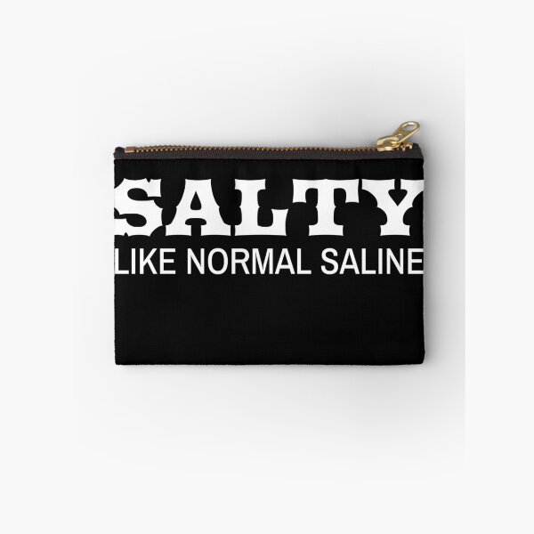 Aperçu de l'œuvre Salé comme une solution saline normale - Vie d'infirmière créée et vendue par jacks-tees.