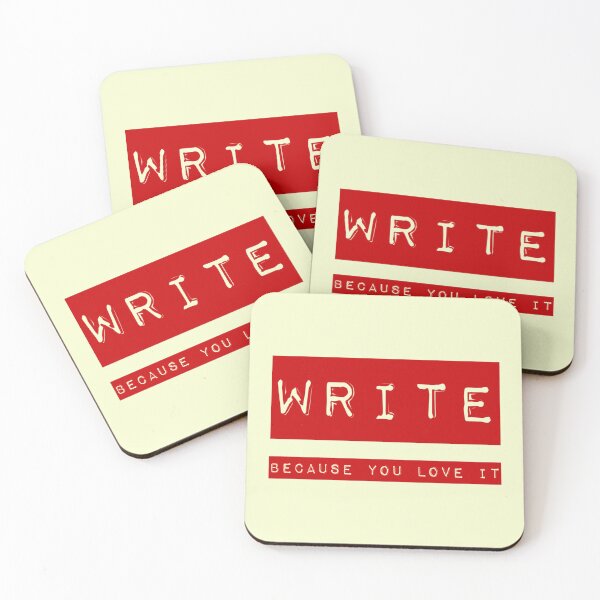 Item preview, Write, Because You Love It designed and sold by ArqDezines.