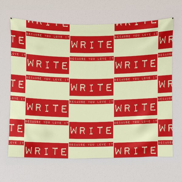 Item preview, Write, Because You Love It designed and sold by ArqDezines.