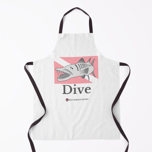 Item preview, Silver Barracuda on Dive Flag with Grey Font designed and sold by BottomlessDiver.