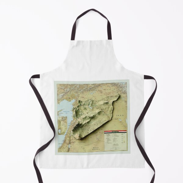 Item preview, 2004 Syria Relief Map 3D digitally-rendered designed and sold by ThinkAboutMaps.