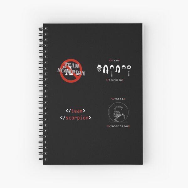 Scorpion Spiral Notebooks Redbubble