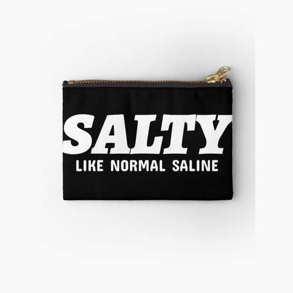 Aperçu de l'œuvre Salé comme une solution saline normale - Vie d'infirmière créée et vendue par jacks-tees.