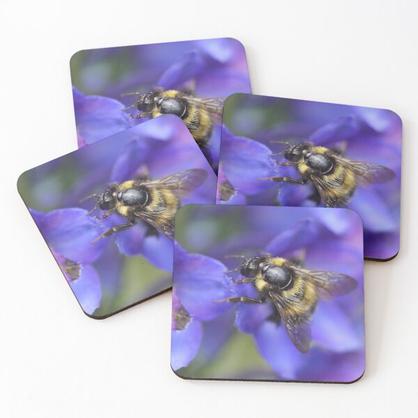 Item preview, Bombus hortorum On Delphinium sp. designed and sold by Mythos57.