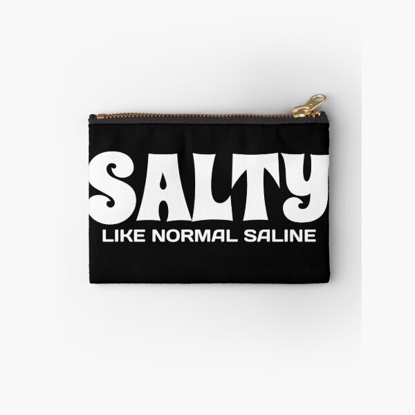 Aperçu de l'œuvre Salé comme une solution saline normale - Vie d'infirmière créée et vendue par jacks-tees.