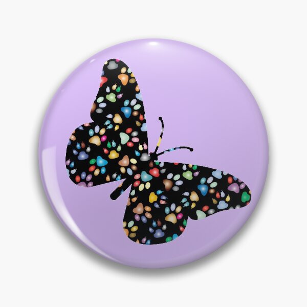 Item preview, Paw Patterned Butterfly Mandala designed and sold by Design-Maniya.