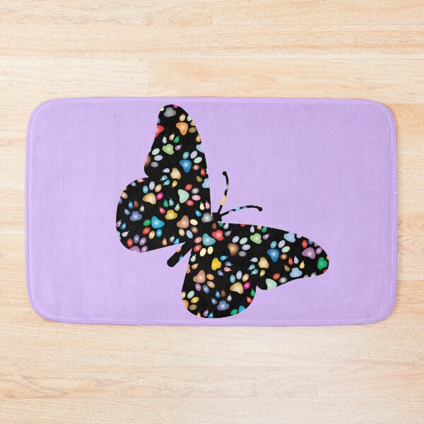 Item preview, Paw Patterned Butterfly Mandala designed and sold by Design-Maniya.