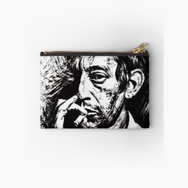 Item preview, Serge Gainsbourg blacks ne white drawing  designed and sold by Digibee.