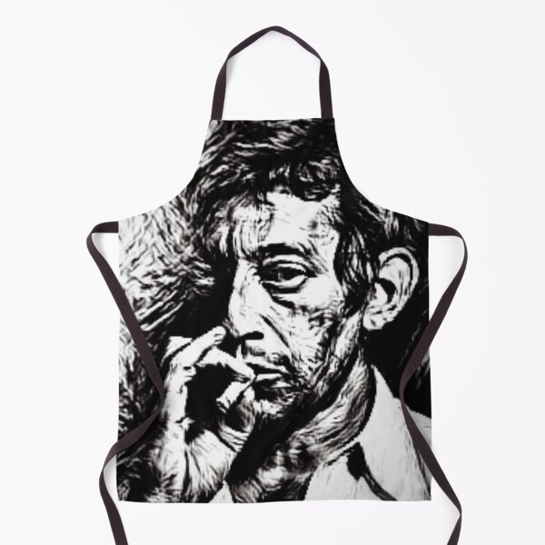 Item preview, Serge Gainsbourg blacks ne white drawing  designed and sold by Digibee.
