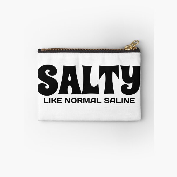Aperçu de l'œuvre Salé comme une solution saline normale - Vie d'infirmière créée et vendue par jacks-tees.