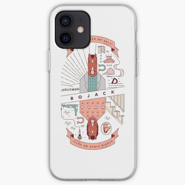 Pedazo de mierda BoJack Horseman Funda blanda para iPhone