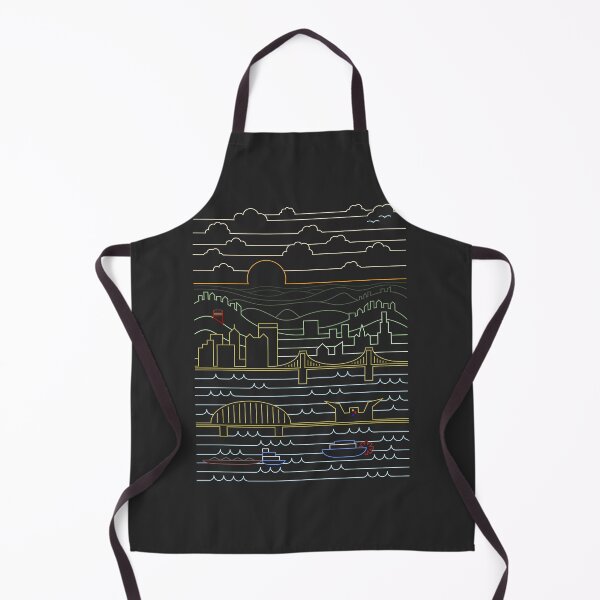 Artikelvorschau, Pittsburgh Skyline - Pittsburgh Shirt entworfen und verkauft von BronsonLockwood.