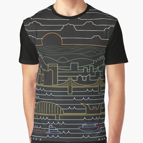 Item preview, Pittsburgh Skyline - Pittsburgh Shirt  designed and sold by BronsonLockwood.