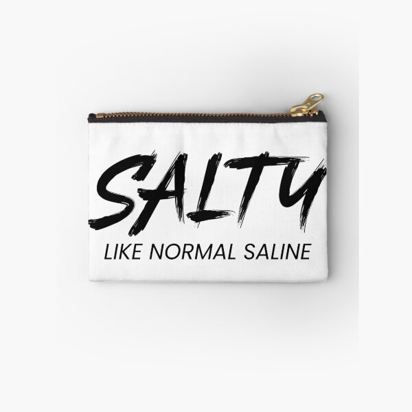 Aperçu de l'œuvre Salé comme une solution saline normale - Vie d'infirmière créée et vendue par jacks-tees.
