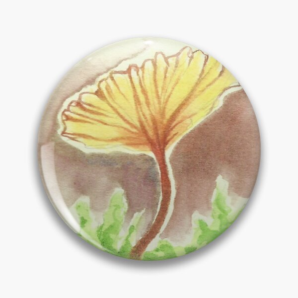 Item preview, Golden Mushroom Watercolour designed and sold by Joyfulattic.