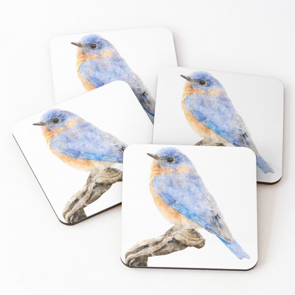 Item preview, Bluebird Realistic Watercolor Print Graphic designed and sold by DSArtGoods.