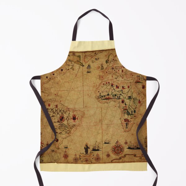 Item preview, Portolan Chart of the Atlantic Ocean and adjacent continents (1633) designed and sold by allhistory.